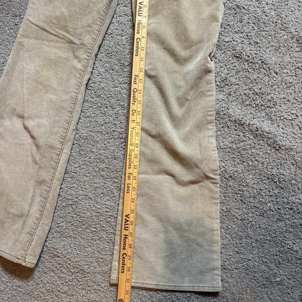 Vintage Gap Pants Women's 6R Tan Low Rise Bootcut Stretch Corduroy Y2K 2004 - Picture 10 of 10